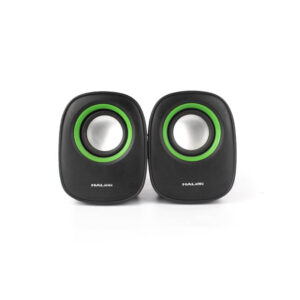 HA-S15 Parlante 2.0 gamer USB NEGRO amarillo-verde-naranja Halion
