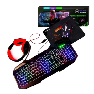 Combo gamer 4 en 1 Halion modelo Hunter HA-403C