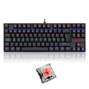 Teclado Mecánico Redragon Kumara Rainbow K552-KR sp Negro
