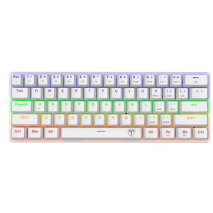 Teclado T-Dagger  T-TGK321W Arena Rainbow, Spanish White