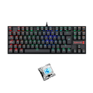 Teclado Mecánico  Redragon Kumara K552-RGB-BL Black Blue Switch