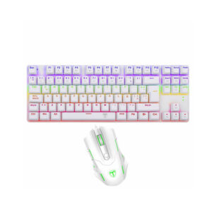 Kit Gamer T-Dagger T-TGS005W Advance Force Teclado/Raton 2 En 1 Blanco
