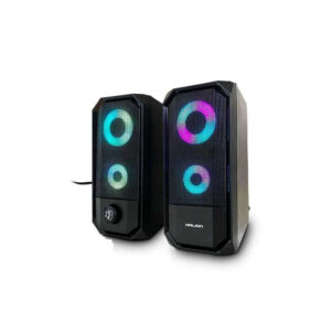 Parlante Halion HA-S261 Doble RGB Gamer negro