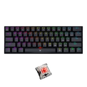 Teclado Mecánico Redragon K630RGB DRAGONBORN  Black Switch red