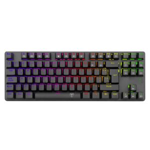Teclado MecanicoT-Dagger  T-TGK315-RD SP BORA RGB, Negro red switch