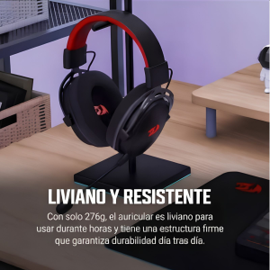Auricular Redragon Cragblade H541 Cableado BLACK